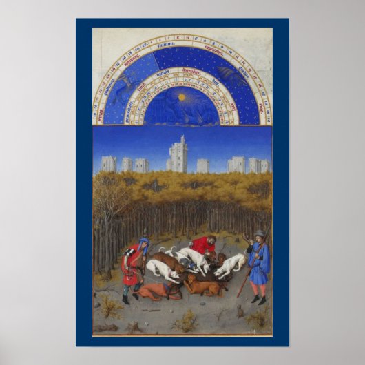 Très Riches Heures - Dezember Poster (Vorne)