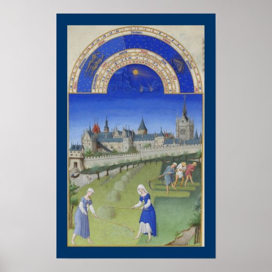 Très Riches Heures - Juni Poster (Vorne)