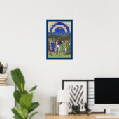 Très Riches Heures - Mai Poster (Heimbüro)