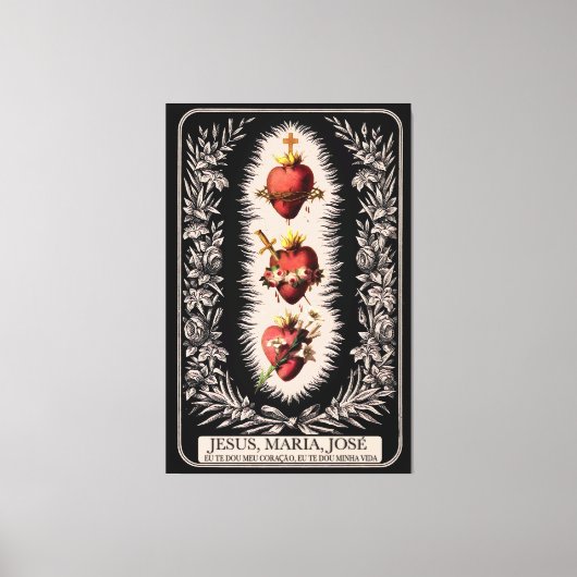 Três Sagrados Corações Leinwanddruck (Vorderseite)