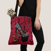 Tres schickes Rouge Fleurs Tasche (Von Nahem)