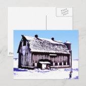 Trescher Barn - Postkarte. Postkarte (Vorne/Hinten)