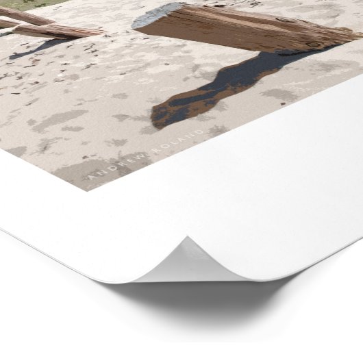 Tresco Railposter Poster (Ecke)