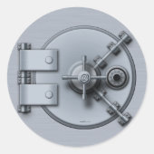 Tresor Runder Aufkleber (Vorderseite)