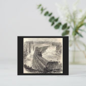 Trestle Bridge auf der Pazifikbahn Postkarte (Stehend Vorderseite)