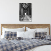 Trestle Bridge in Schwarz-Weiß Leinwanddruck (Insitu (Schlafzimmer))