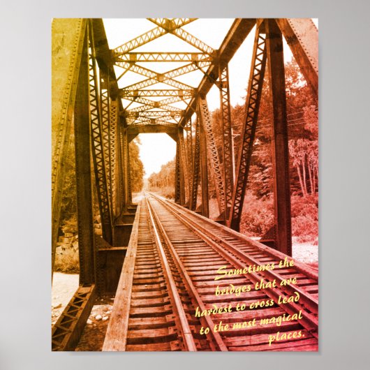 Trestle Bridge Inspiration Print Poster (Vorne)