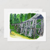 Trestle Bridge Postkarte (Vorne/Hinten)