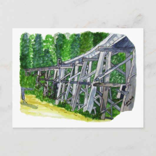 Trestle Bridge Postkarte (Vorderseite)