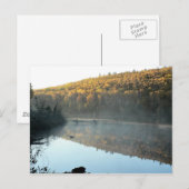 Trestle Pine Morning Postcard Postkarte (Vorne/Hinten)