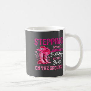 Treten in meine Cowgirl-Stiefel zum Januar-Geburts Kaffeetasse