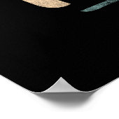 Treten Sie auf den Trail Runner - Retro Style Vint Poster (Ecke)