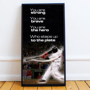 Treten Sie auf zum Plate Poster
