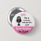 Treten Sie dem Bild bei - zählen Sie Ihre Stimme! Button (Vorne & Hinten)