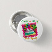 Treten Sie dem Fiesta Cinco de Mayo Cruise Squad b Button (Vorne & Hinten)
