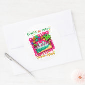 Treten Sie dem Fiesta Cinco de Mayo Cruise Squad b Runder Aufkleber (Umschlag)