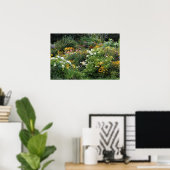 Treten Sie ein in den September Gardens! Poster (Heimbüro)