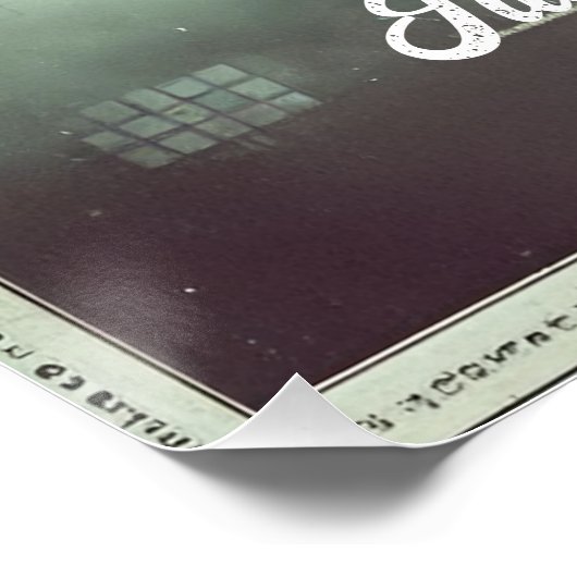 👁️ "Treten Sie ein in den Traum" Herzlich Willkom Poster (Ecke)