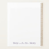 Treten Sie ein in die Geschichte des Jahres-Planer Planer (Rückseite)