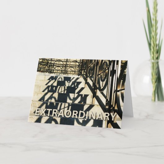 Treten Sie ein in die Ringe - Außergewöhnliche Kar Karte (Vorderseite)