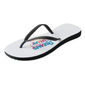 "Treten Sie ein in die Träume: Die Zukunft gestalt Badesandalen (Schrägansicht)