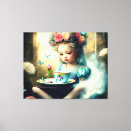 Treten Sie ein in meine Welt Leinwanddruck