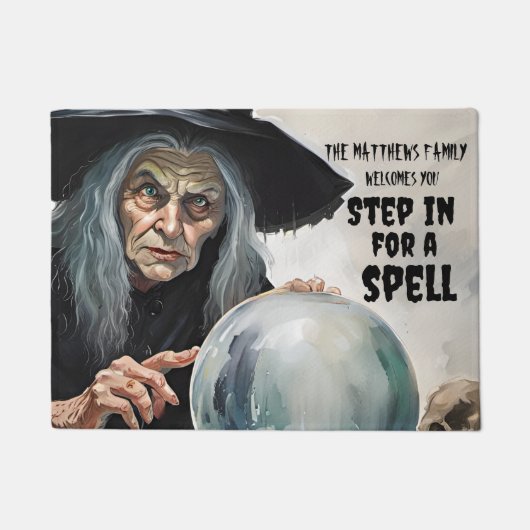 Treten Sie ein, um einen Zauber-Individuelle Name Fußmatte (Vorderseite)