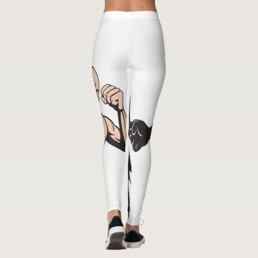 Treten Sie es Mädchen Leggings (Rückseite)