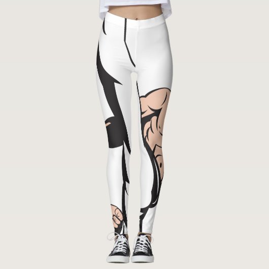 Treten Sie es Mädchen Leggings (Vorderseite)