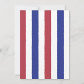 Treten Sie gleich auf! Gold Editable Circus Geburt Einladung (Rückseite)