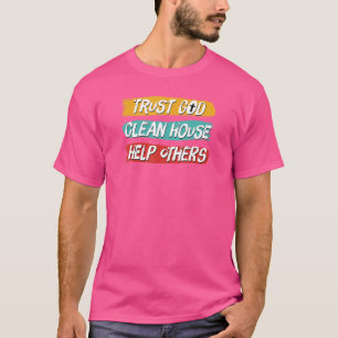 Treten Sie Gott Clean House Hilfe für andere Chris T-Shirt