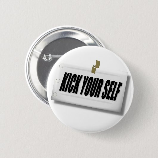 treten Sie Ihr Selbst Button (Vorne & Hinten)