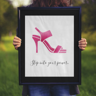 Treten Sie in das Power Inspiration Poster ein