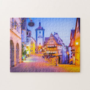 Treten Sie in eine Märchenstadt in Deutschland ein Puzzle