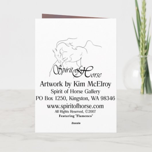 Treten Sie in Ihr eigenes Licht Karte (Rückseite)