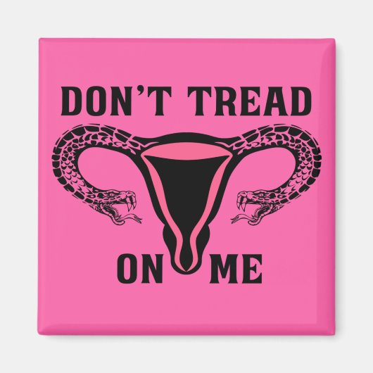 Treten Sie mir nicht als Feministin auf Magnet (Vorne)