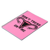 Treten Sie mir nicht als Feministin auf Notizblock (Linke Seite)