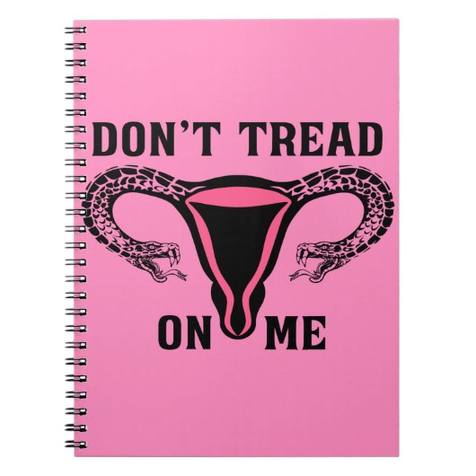 Treten Sie mir nicht als Feministin auf Notizblock (Vorderseite)