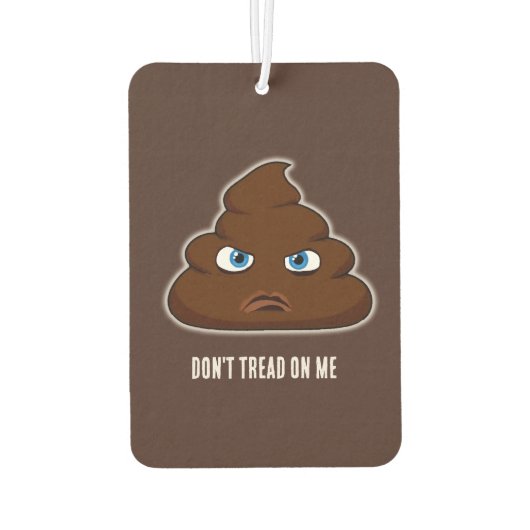 Treten Sie mir nicht auf. Autolufterfrischer (Rückseite)