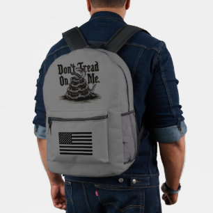 Treten Sie mir nicht auf Bedruckter Rucksack