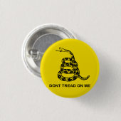 Treten Sie mir nicht auf Button (Vorne & Hinten)