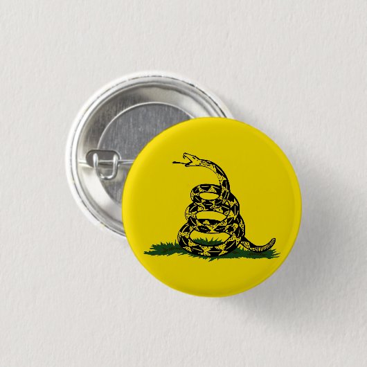 Treten Sie mir nicht auf Button (Vorne & Hinten)