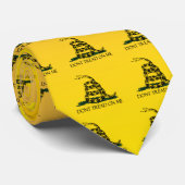 Treten Sie mir nicht auf, das Gelbe Gadsden-Flagge Krawatte (Gerollt)