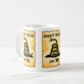 Treten Sie mir nicht auf den T - Shirt Kaffeetasse (Vorderseite Links)