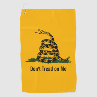 Treten Sie mir nicht auf die Gadsdenflagge Golfhandtuch