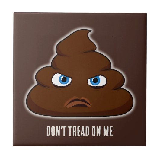 Treten Sie mir nicht auf. Fliese (Vorderseite)