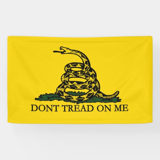 Treten Sie mir nicht auf, Gadsden Flag Patriotisch Banner (Horizontal)