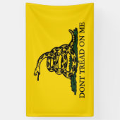 Treten Sie mir nicht auf, Gadsden Flag Patriotisch Banner (Vertikal)