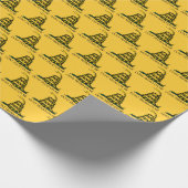 Treten Sie mir nicht auf, Gadsden Flag Patriotisch Geschenkpapier (Ecke)