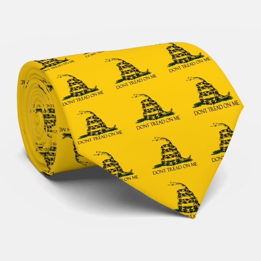 Treten Sie mir nicht auf, Gadsden Flag Patriotisch Krawatte (Gerollt)